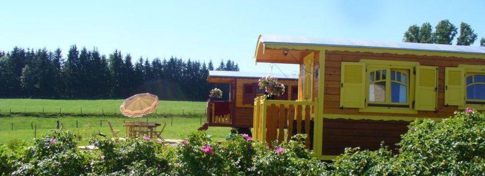 Les Roulottes De La Ferme Des Chanaux Saint-Julien-d'Ance المظهر الخارجي الصورة